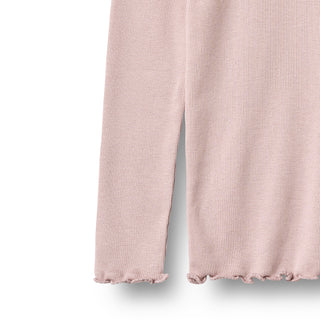 Modal Rib Langarmshirt Reese Soft Lilac von Wheat