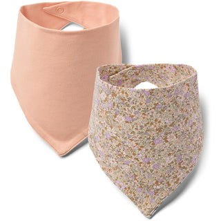 2er Set LĂ€tzchen Eden mit Lachs und Lila Blumenmuster von Wheat
