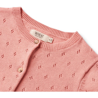 Strick Cardigan Maia Rosa von Wheat