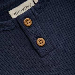 Modal Kurzarm Body Dunkelblau von Minymo