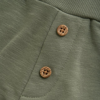 Baumwollhose Khaki von Minymo
