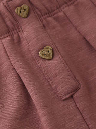 Baumwollhose Withered Rose von Minymo