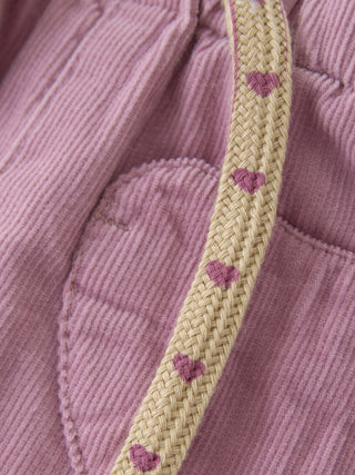 Cordhose Mauve Orchid Rosa von Minymo