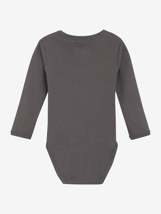 Modal Rib-Body Dark Gull Grey von Minymo