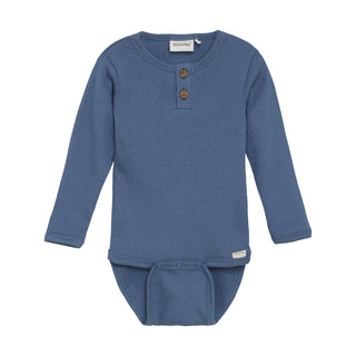 Modal Rib-Body China Blue von Minymo