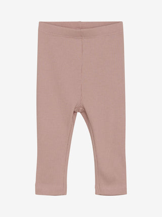 Modal Rib Leggings Misty Rose Minymo