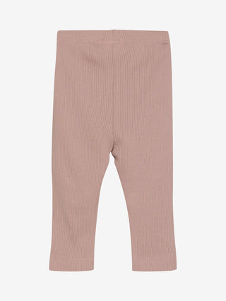 Modal Rib Leggings Misty Rose Minymo