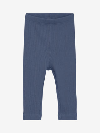 Modal Rib Leggings China Blue Minymo