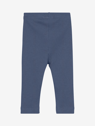 Modal Rib Leggings China Blue Minymo