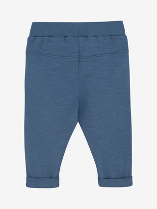 Baumwollhose Vintage Indigo Blau von Minymo