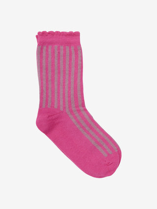 Baumwolle Socken 3er Pack Violett-Pink-Lila von Minymo