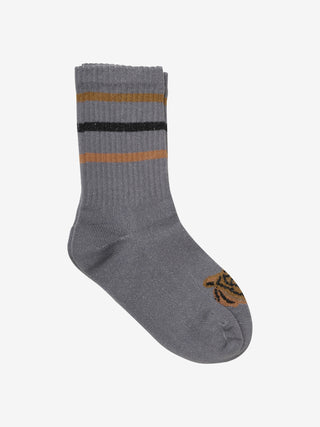 Baumwolle Socken 3er Pack Braun-Grau-Schwarz von Minymo