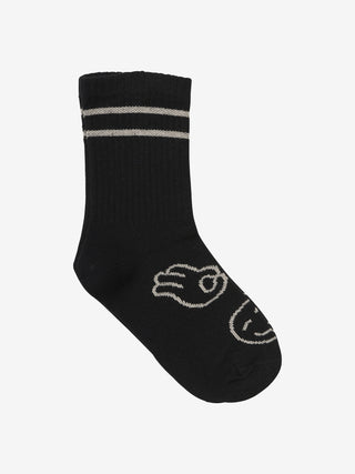 Baumwolle Socken 3er Pack Braun-Grau-Schwarz von Minymo