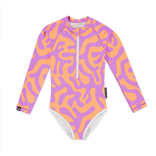 UV Badeanzug langarm Coral Reef Papaya von Beach & Bandits