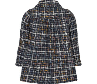 Kindermantel Blau kariert von MarMar Copenhagen