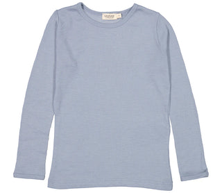 Merinowolle Rib Shirt Tamra Monsoon Blue von MarMar Copenhagen