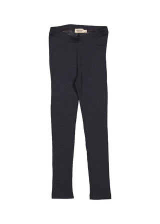 Merinowolle Rib Leggings Night Blau von MarMar Copenhagen