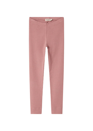 Modal Rib Leggings Rose Parfait von MarMar Copenhagen