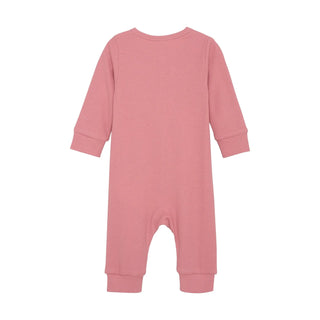 Bambus Langarm Strampler Powder Pink von CeLaVi
