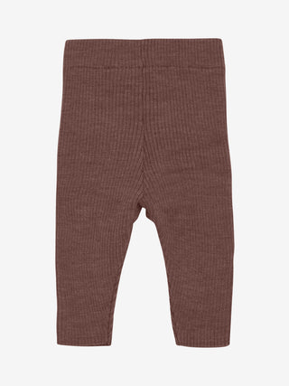 Merinowolle Strick Hose Marron von CeLaVi