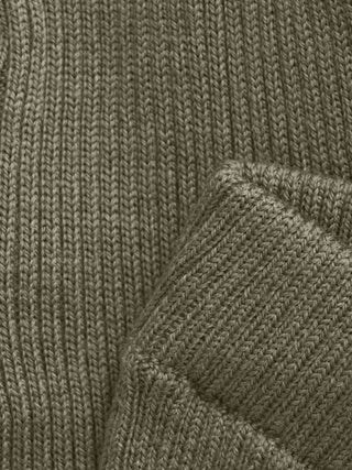 Merinowolle Strick Hose Dusky Green von CeLaVi