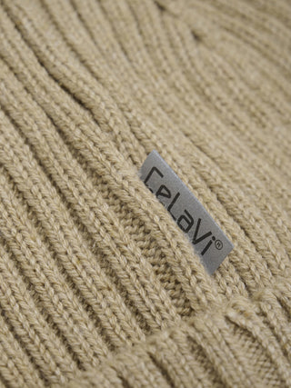 Merinowolle Strickmütze White Pepper von CeLaVi