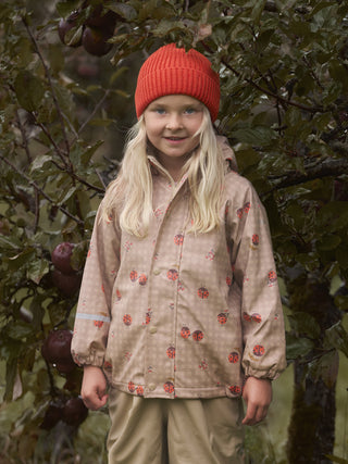 Merinowolle Strickmütze Orange-Rot von CeLaVi