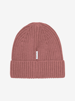 Merinowolle Strickmütze Brick Dust von CeLaVi