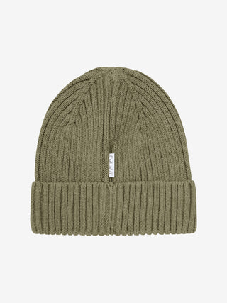 Merinowolle Strickmütze Khaki von CeLaVi
