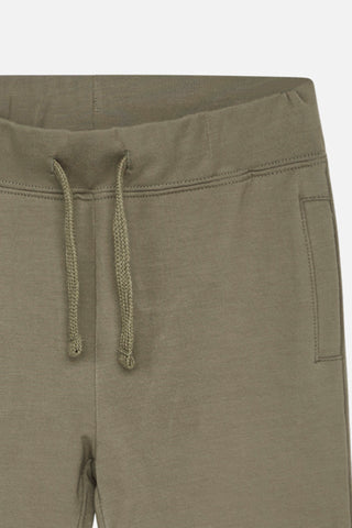 Kurze Bambus-Shorts Khaki von Hust and Claire