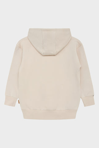 Kapuzenpullover Beige mit Print von Hust and Claire