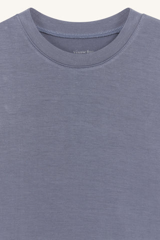 Bambus T-Shirt Austin Blau-Grau von Hust and Claire