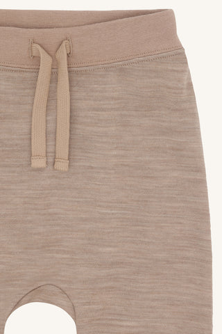 Merinowolle-Bambus Hose Gaby Biscuit von Hust & Claire