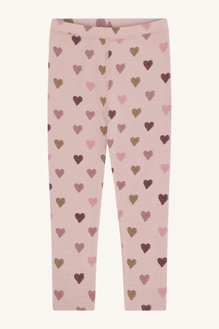Merinowolle-Bambus Hose Laki Hearts Adobe Rose von Hust & Claire