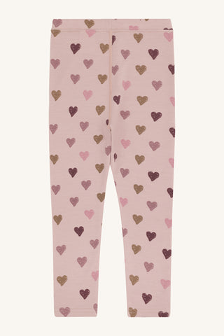 Merinowolle-Bambus Hose Laki Hearts Adobe Rose von Hust & Claire