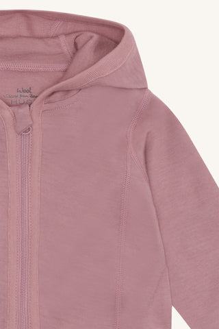 Merinowolle-Bambus Jacke Camil Pale Mauve von Hust & Claire