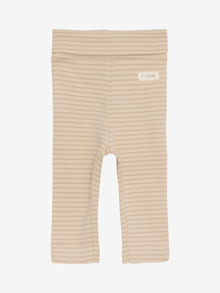 Leggings Beige-Braun gestreift von Fixoni