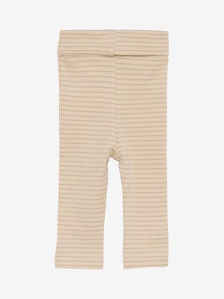 Leggings Beige-Braun gestreift von Fixoni