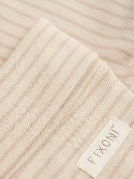 Leggings Beige-Braun gestreift von Fixoni