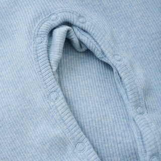 Modal Strampler Hellblau Meliert von Fixoni
