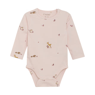 Velour Strampler und Body-Set Violett von Fixoni