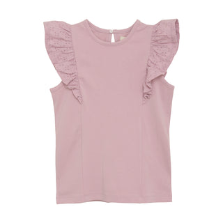 Top Zartviolette mit Rüschen von Creamie