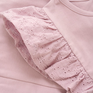 Top Zartviolette mit Rüschen von Creamie