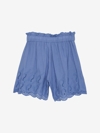 Shorts mit Stickerei Blau von Creamie