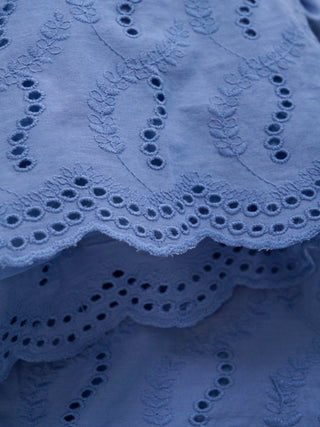 Shorts mit Stickerei Blau von Creamie