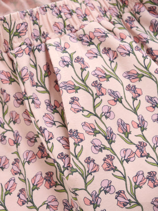 Shorts für Kinder Rosa mit Blumenmuster von Creamie