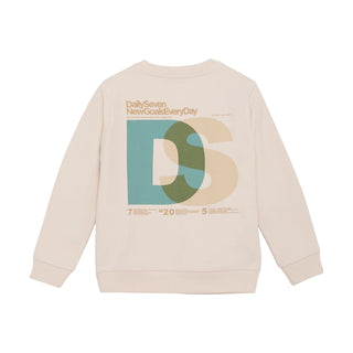 Sweater Beige mit Rückenprint von Daily7Kids