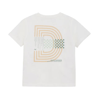 T-Shirt Weiss mit Rückenprint von Daily7Kids