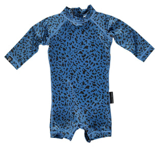 Baby UV Badeanzug Langarm Whale Shark Blau von Beach & Bandits