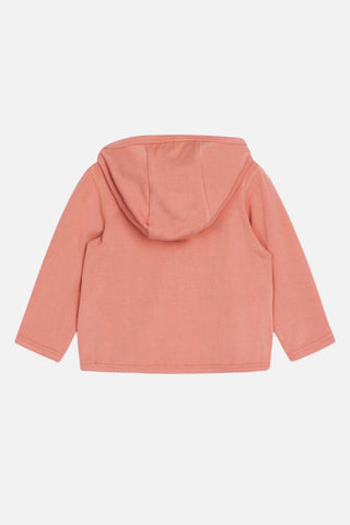 Bambus Jacke Zartrosa mit Kapuze von Hust & Claire